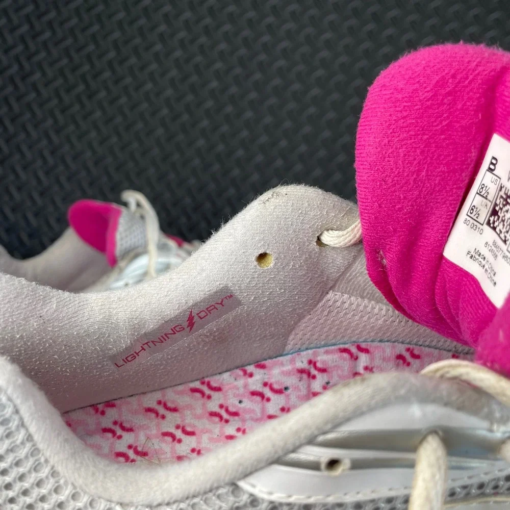 New Balance 846 Breast Cancer White Pink Made In USA WW846KM Women‎ Shoe Sz 8.5